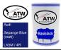 Preview: Audi, Sepange Blue (matt), LX5M / 4R: 500ml Lackdose, von ATW Autoteile West.